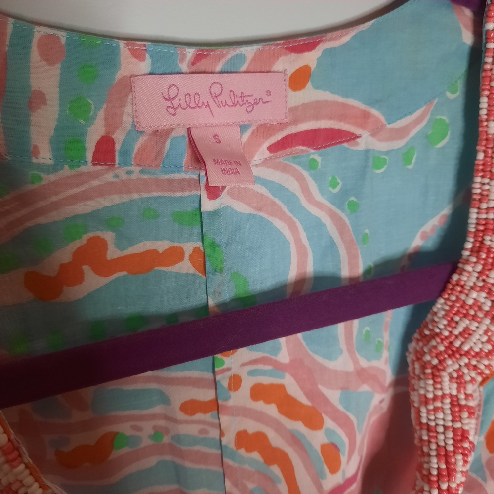 Lilly Pulitzer Jellyfish Print Dress or Beach Coverup - Picture 3 of 3